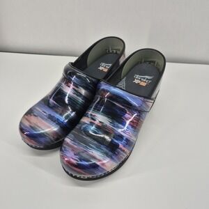 Dansko XP 2.0 Patent Leather Clogs Shoes 41 EU 10.5-11 US Multicolor